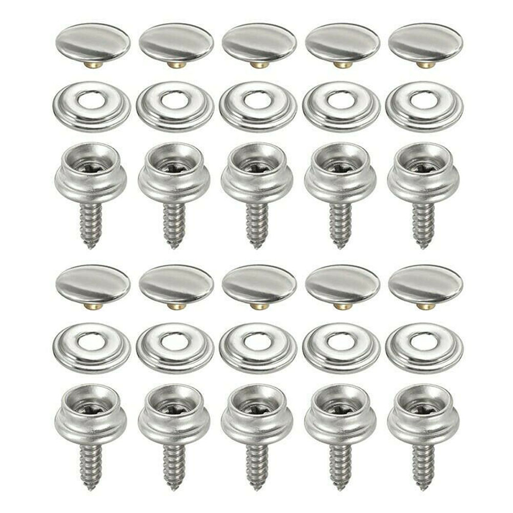 Snap Fastener Set - 30 Chiếc Ốp Dây Đồng Hồ