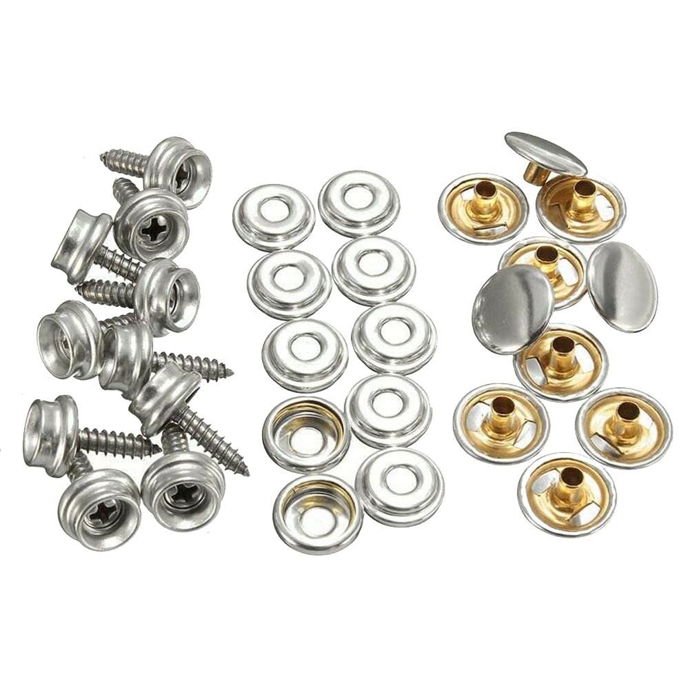 30pcs Snap Fastener Stainless  - đánh giá và giá Snap Fastener Set