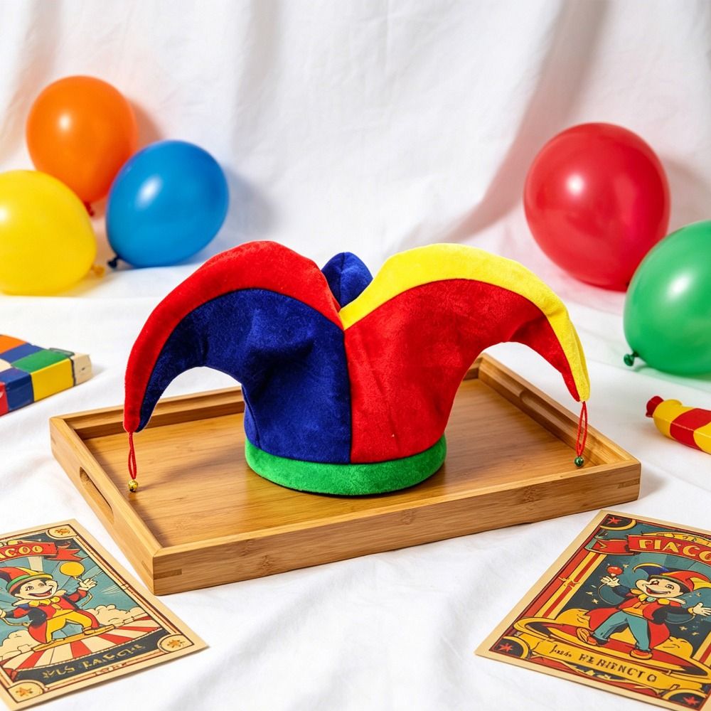 Cap Prop Multicolor Clown Hat  - đánh giá và giá Cosplay Prop Patterns