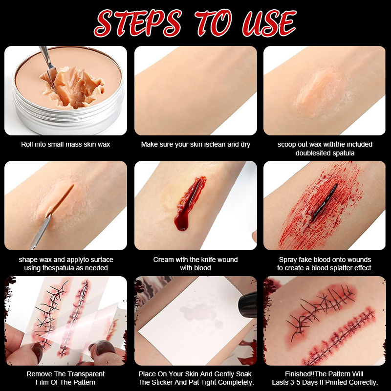 15g Realistic Washable Special - đánh giá và giá Body Paint Sfx