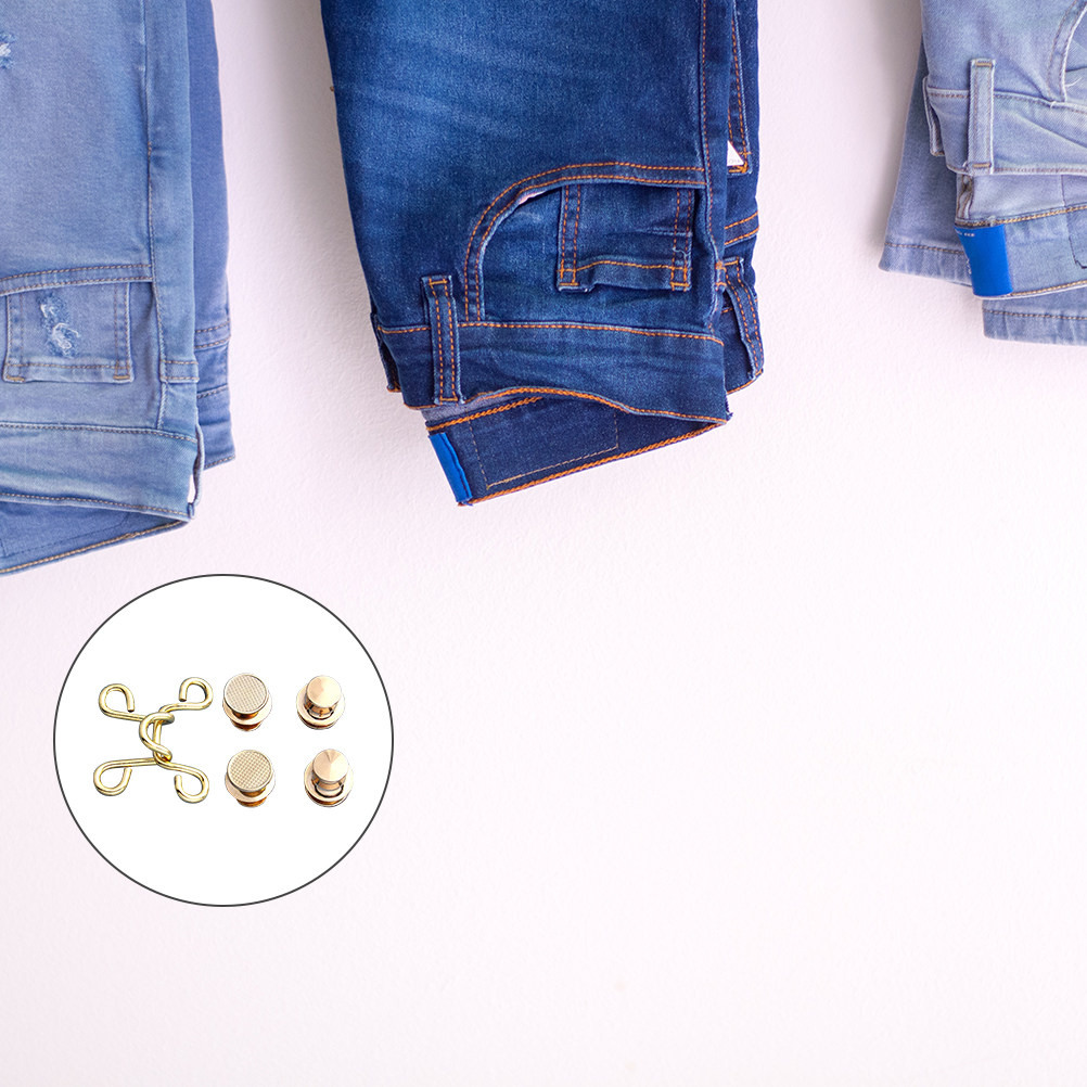 Jeans Waist Button 5 Sets Meta - đánh giá và giá Snap Fastener Set