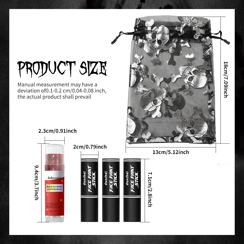 DANCHEL Horror SFX Makeup Kit  - đánh giá và giá Body Paint Sfx