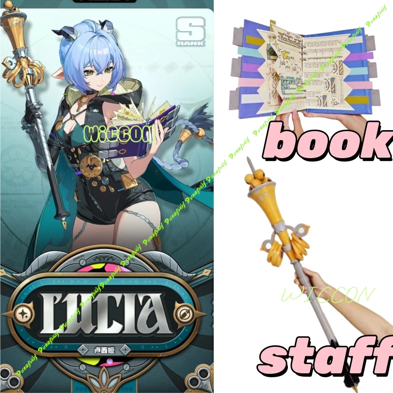 Zenless Zone Zero Lucia Cospla - đánh giá và giá Cosplay Prop Book