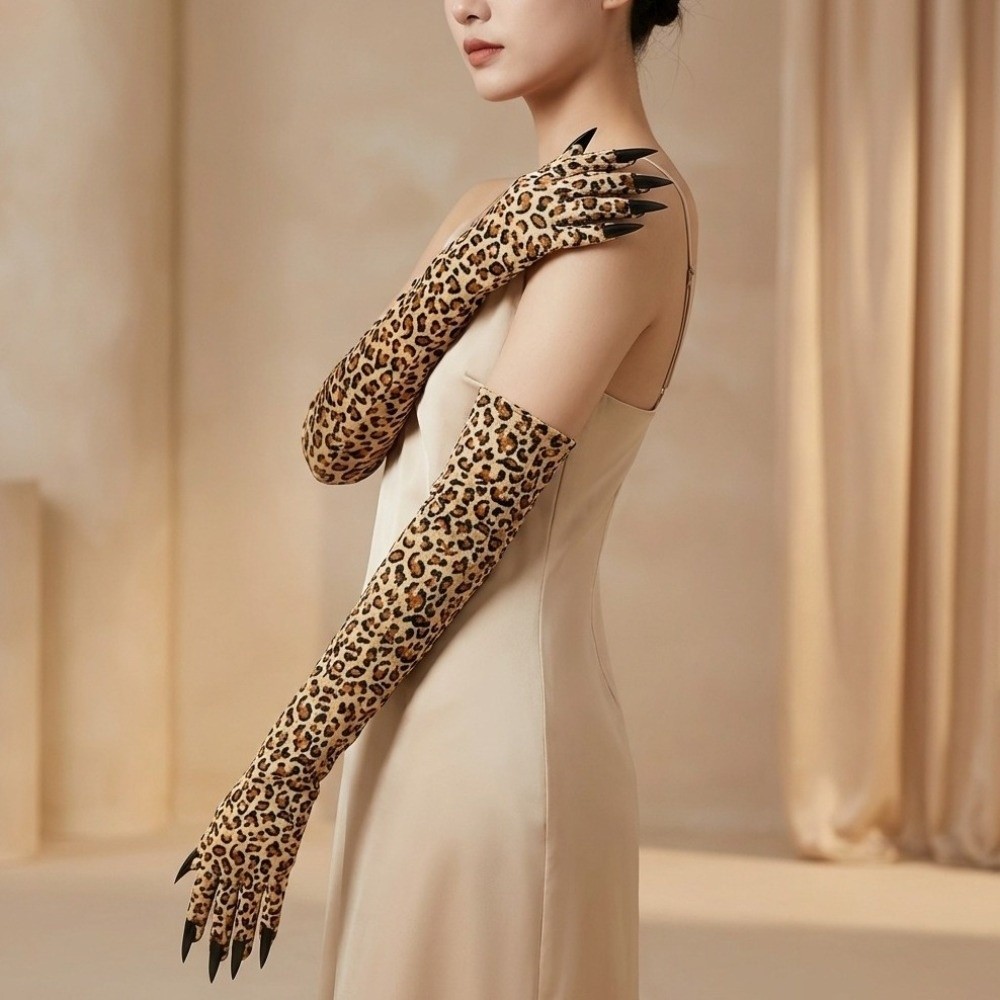 Long Sleeve Leopard Pattern Gl - đánh giá và giá Cosplay Prop Patterns