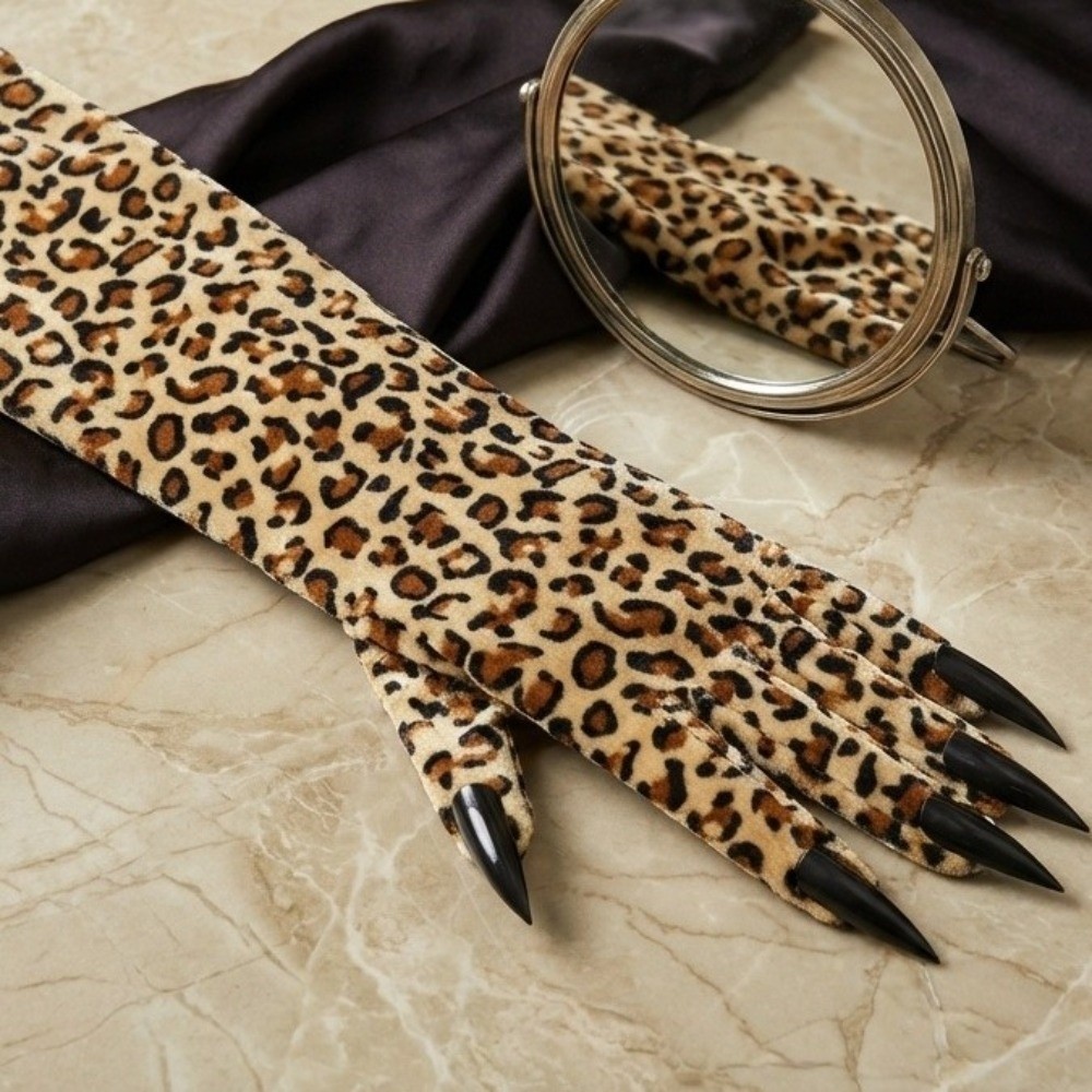 Long Sleeve Leopard Pattern Gl - đánh giá và giá Cosplay Prop Patterns