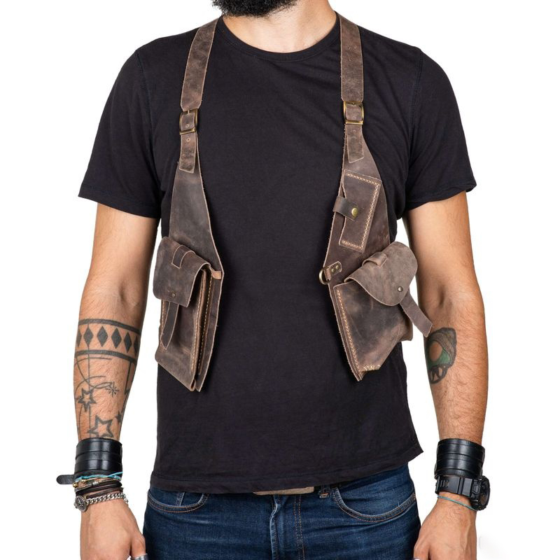 Retro Medieval Leather Shoulde - đánh giá và giá Evoker Cosplay Prop