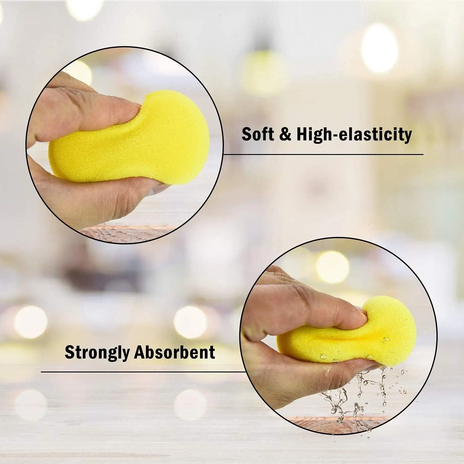 10Pcs Round Ceramic Foam Spong - đánh giá và giá Foam Clay Sculpt