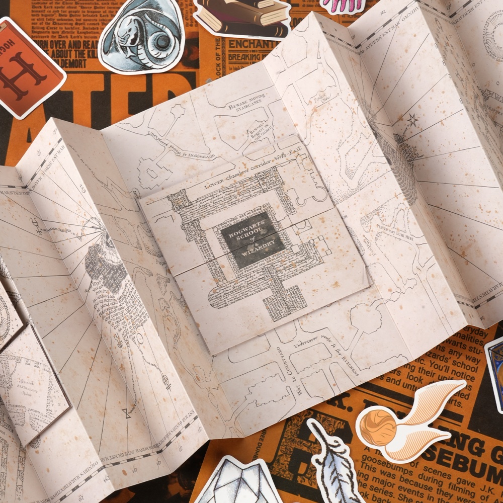 1PC Map Of The Marauder's Scho - đánh giá và giá Prop De Cosplay