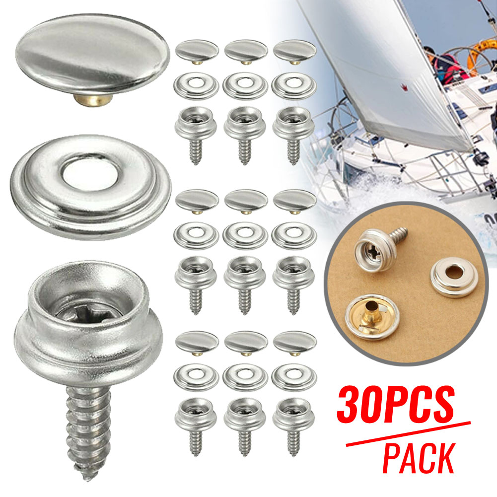 30 Chiếc Ốp Dây Đồng Hồ Vải Ca - đánh giá và giá Snap Fastener Set