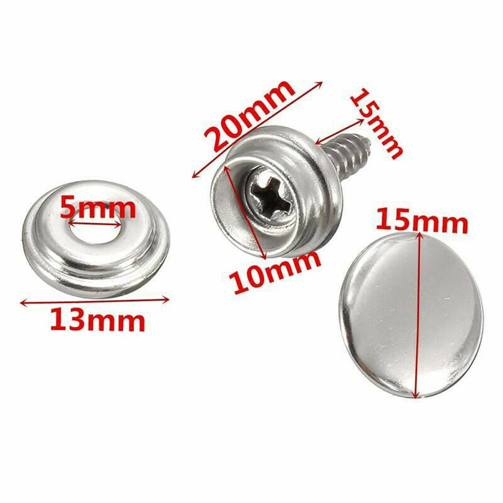 30 Chiếc Ốp Dây Đồng Hồ Vải Ca - đánh giá và giá Snap Fastener Set
